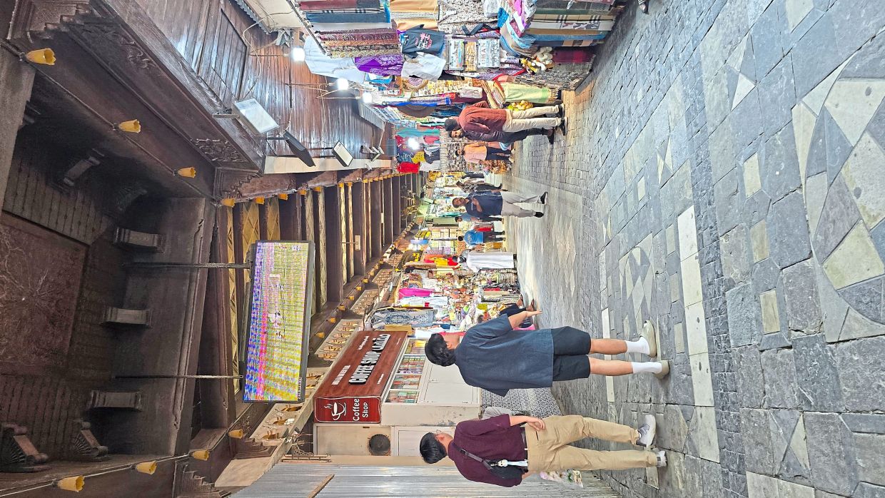 The Mutrah Souq was quiet last week as there weren't many tourists around.