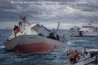 One killed after cargo vessel capsizes at central Philippine port