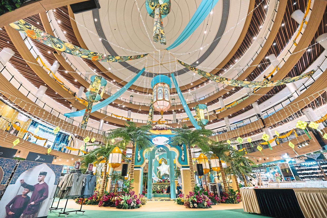 IOI Mall Damansara blends nostalgia with contemporary artistry.