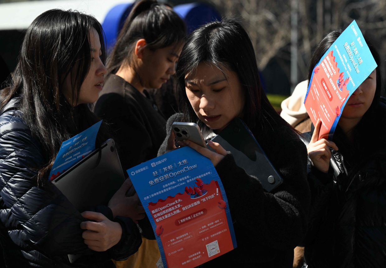 thestar.com.my - Luna LIN - AI agent 'lobster fever' grips China despite risks