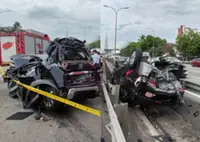 Major crash in Seberang Jaya causes traffic snarl on the North-South Expressway