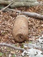 Two children hit an old bomb with a rock and it exploded, killing one and injuring another in Myanmar's Falam township