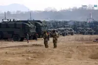 North Korea fires 10 ballistic missiles during US-South Korea military drills