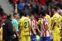 Soccer-Getafe's Abqar sent off for grabbing Sorloth's genitals