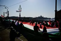 Hungary's feuding parties stage big rallies ahead of April election