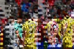 Soccer-Getafe's Abqar sent off for grabbing Sorloth's genitals