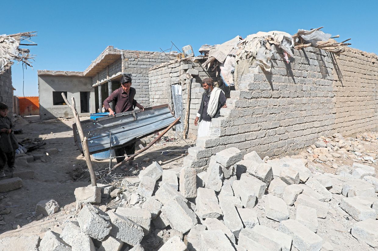 Afghan military facilities struck