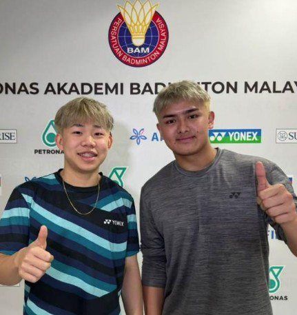 All set: Aaron Tai-Kang Khai Xing will face Russia’s Rodion Alimov-Maksim Ogloblin in the first round in France. — Bernama