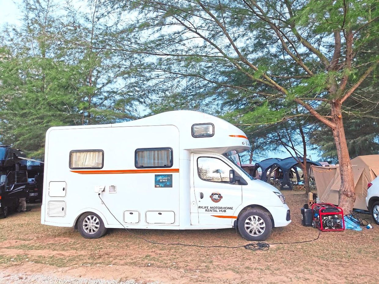 Campervans are the most popular type of recreational vehicles. — SHAMSUL KAMAR