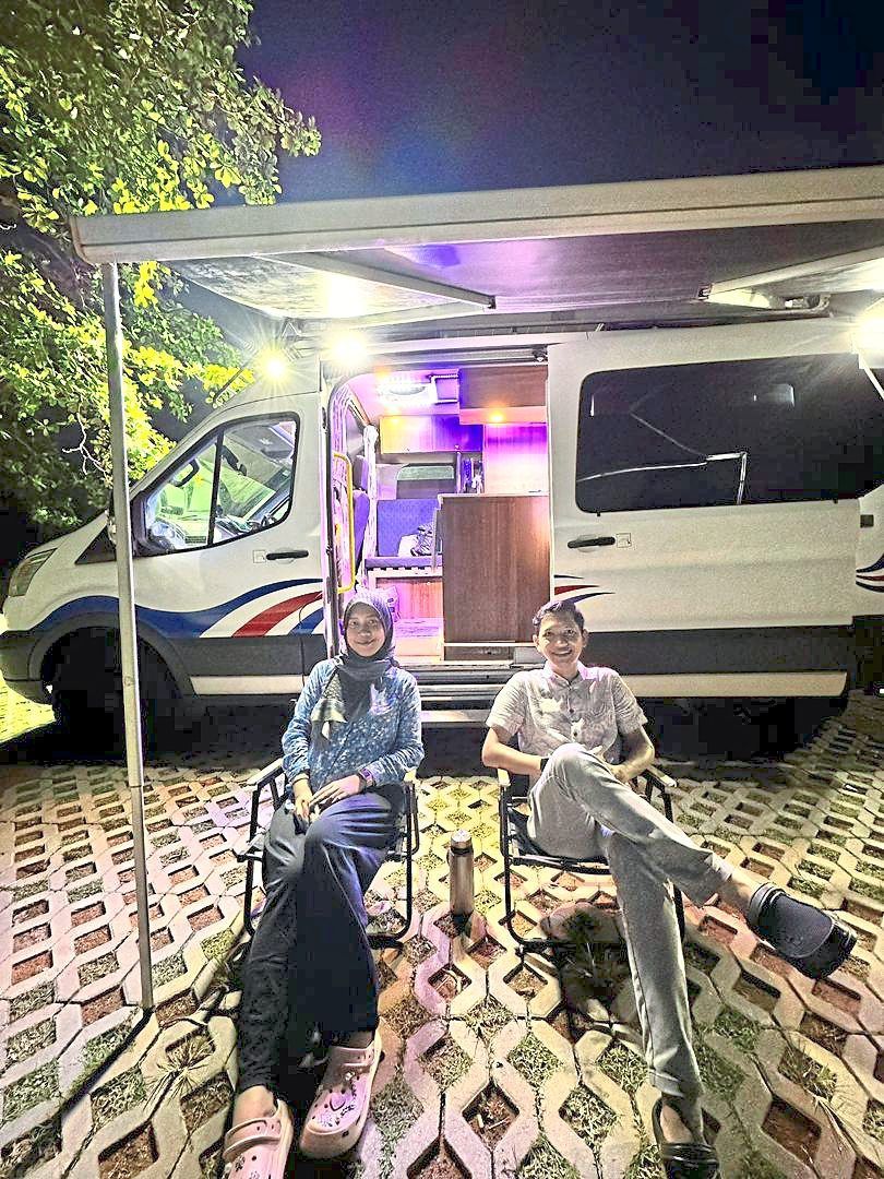 Mohd Danial (right) spends his time exploring Malaysia’s beautiful landscapes. — MOHD DANIAL RADIN DANIAL