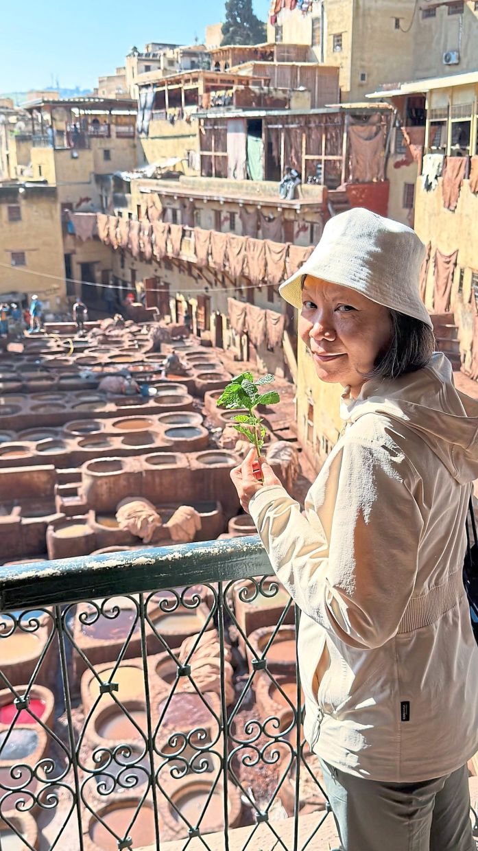 It is hard to imagine that within a maze of 9,000 alleys in the ancient medina stands the vast traditional Chouara Tannery dyeing workshop.
