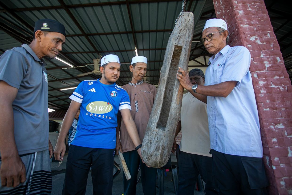 The beduk is more than a signal for prayer times; it also serves as a way for the community to share information. Photo: Bernama 