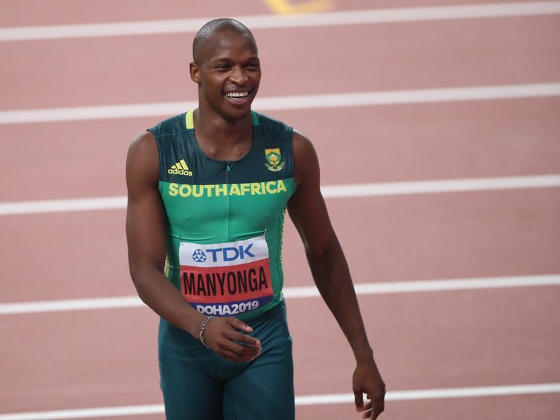 Athletics-Manyonga named in South Africa team for World Indoor Championships