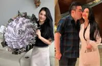 Actress Atikah Suhaime gets RM10,000 cash bouquet from husband for 35th birthday