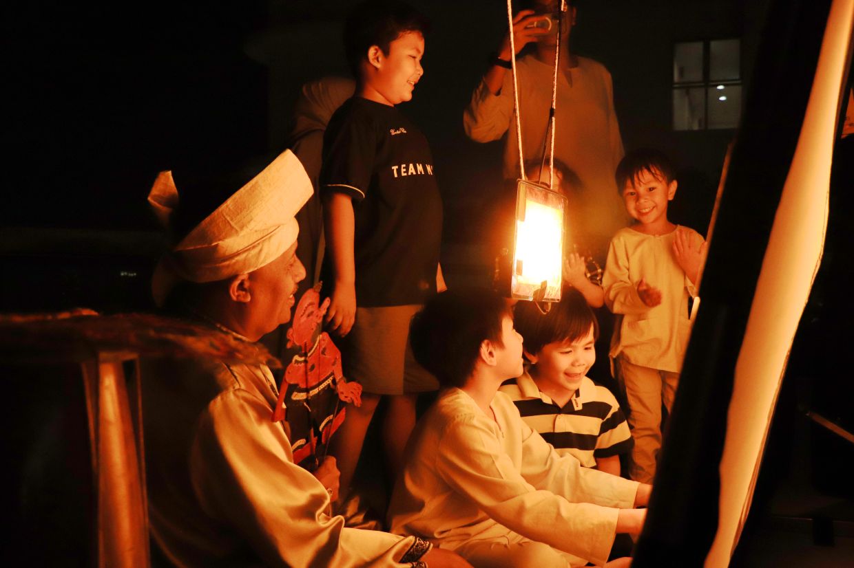 Connecting to tradition through Wayang Kulit performances at the amphitheatre.
