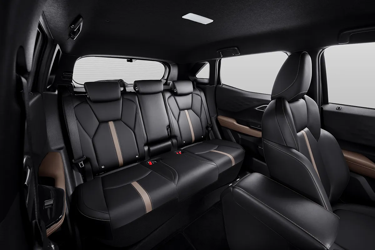 The XForce is known for its spacious interior, featuring eight-step reclining rear seats that let passengers tailor their seating for maximum comfort on every journey.