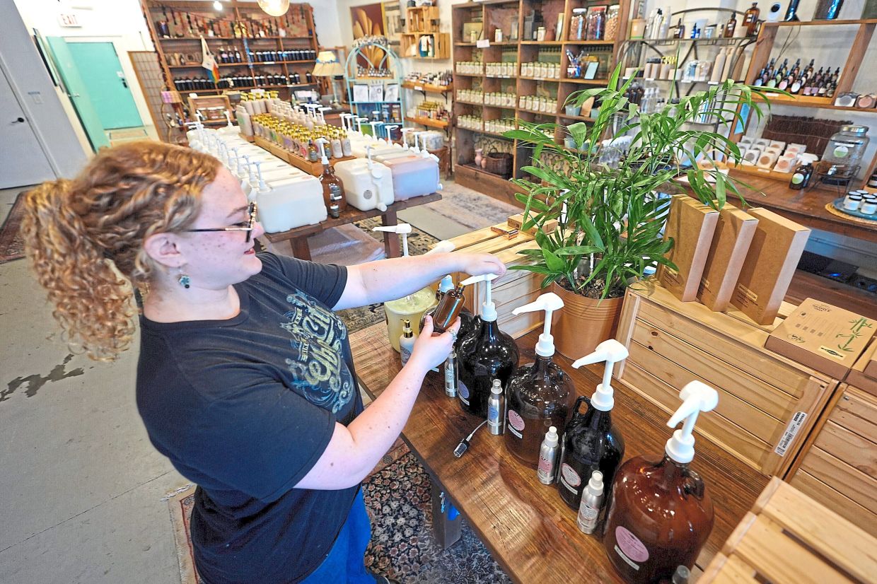 Reusing vessels for everyday products has advantages over recycling single-use packages.