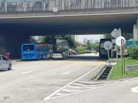 Parked buses a hazard in Setapak