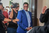 Zamri Vinoth arrives in court to face charges over provocative statements