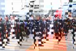 Thai King and Queen arrive in Laos on state visit