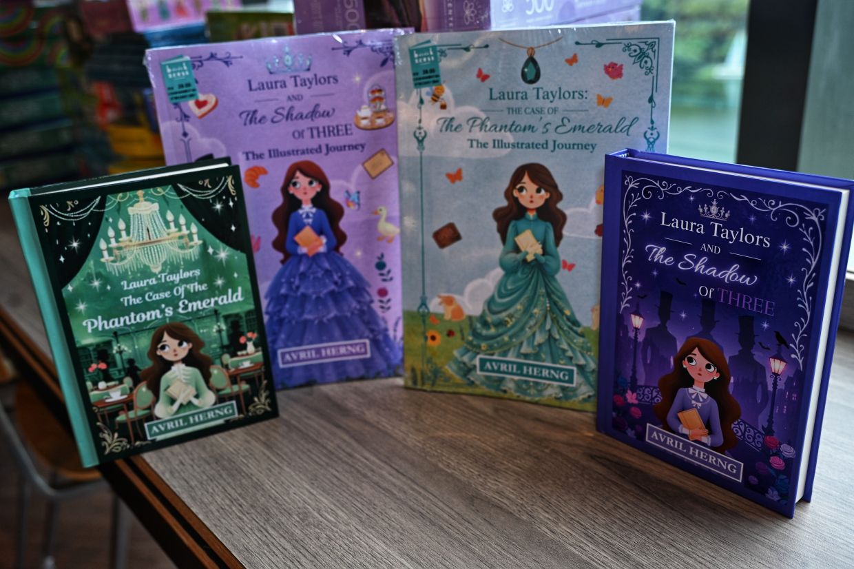 The 'Laura Taylors' series marks the start of Herng's journey as an author.