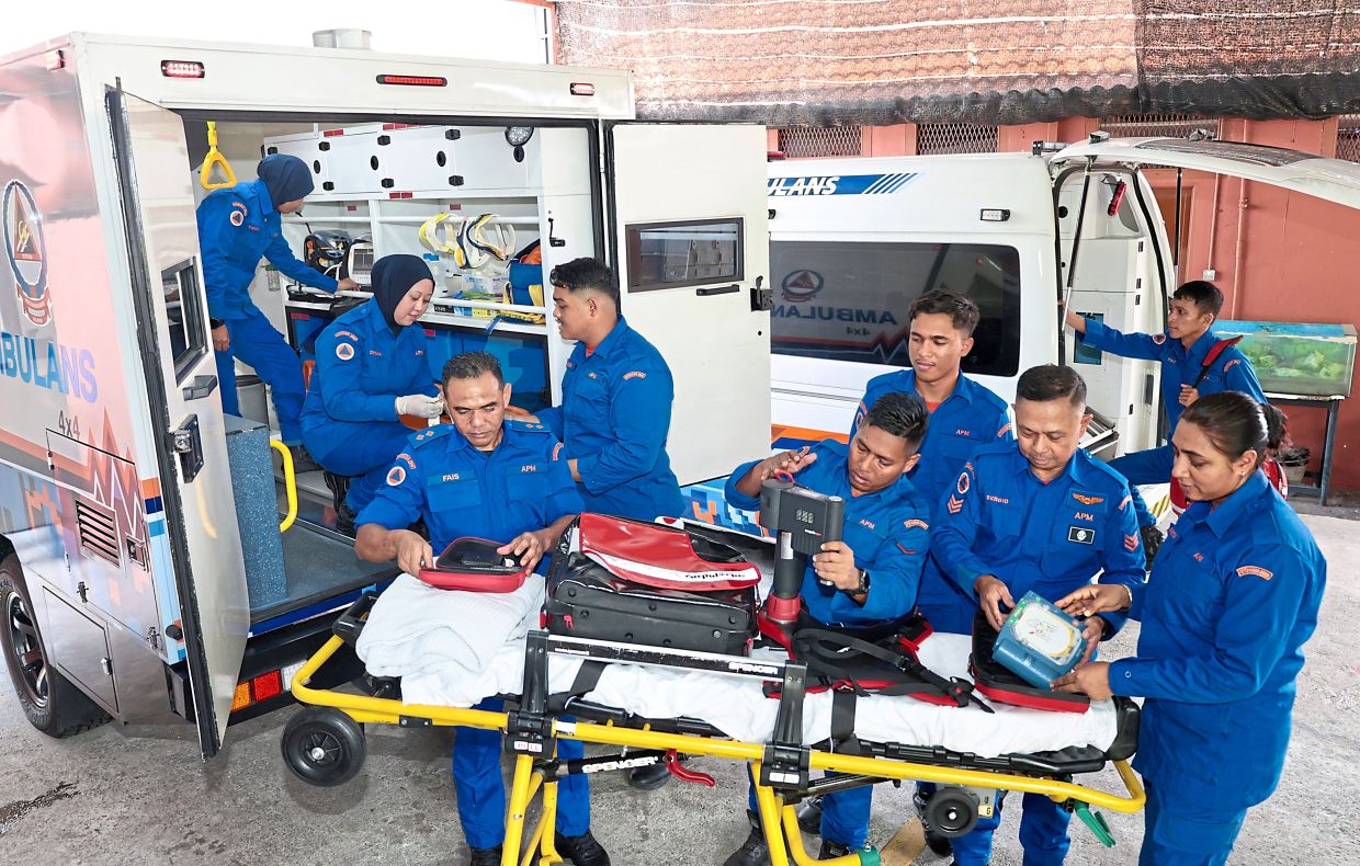 First responders including the Malaysian Civil Defence personnel need to be prepared for any eventuality, even during the festive season.