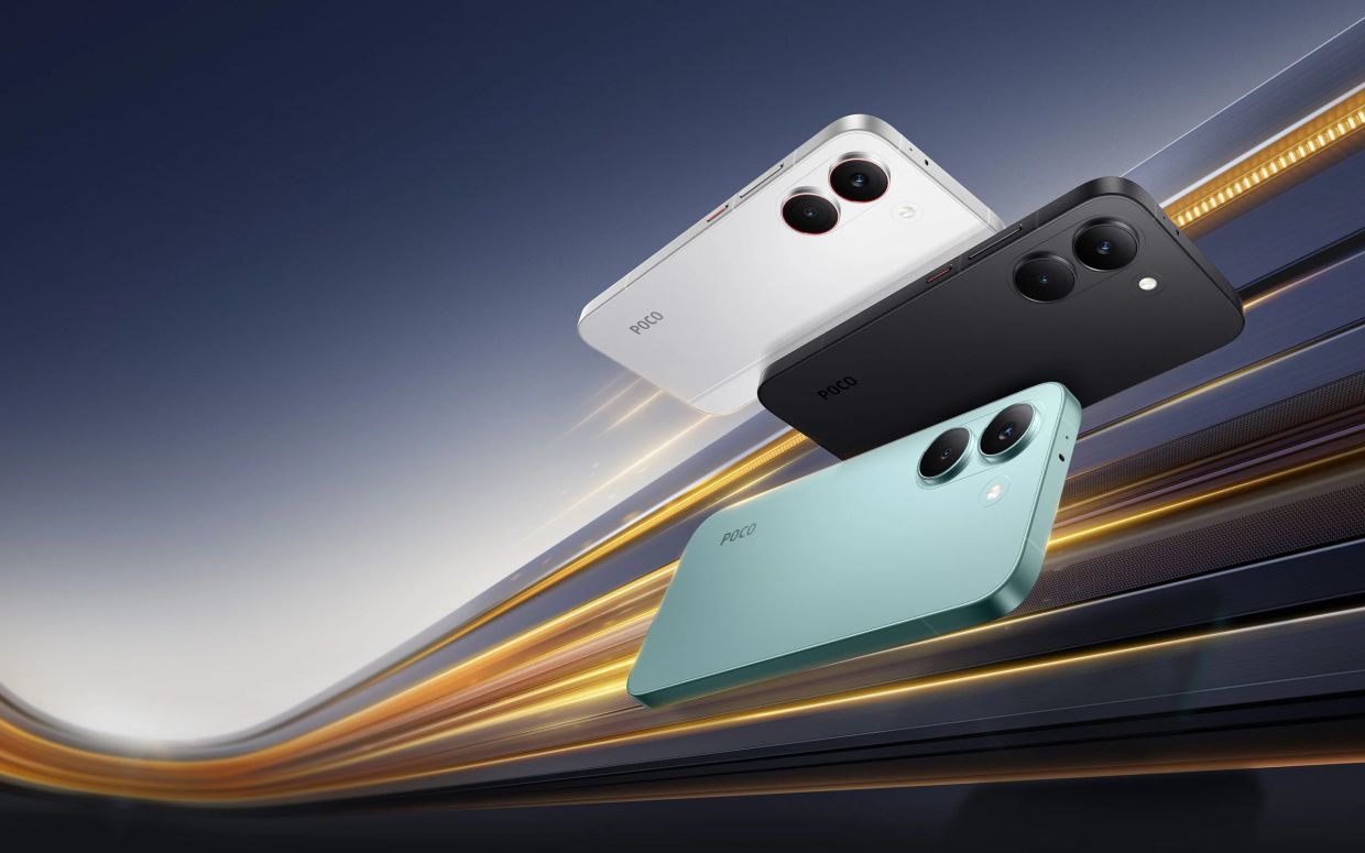 The Poco X8 Pro is available in White, Black and Mint Green. — Xiaomi