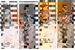 HK actor Louis Koo draws crowd at wedding banquet, graciously poses for photos with fans