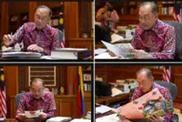 Anwar touched by creative Hari Raya cards from students