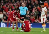 Soccer-Injured Salah out of Liverpool's Brighton trip and Egypt's game with Spain, says Slot