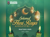 Ministers urge M'sians to maintain harmony, unity in Aidilfitri greetings