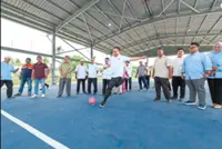 Futsal court opens in Pahang village