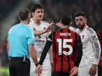 Soccer-Maguire sees red as Man United held to 2-2 draw at Bournemouth