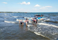 Philippine Coast Guard rescues 32 as boat partially sinks off Batangas