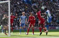 Soccer-Welbeck dents Liverpool's Champions League hopes in Brighton, Everton thrash Chelsea 3-0