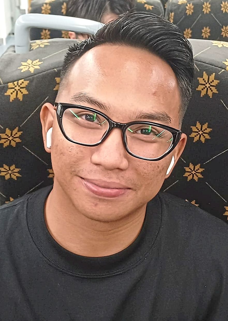 Muhammad Syahmi usually takes a flight to his wife’s hometown in Kuala Lumpur.