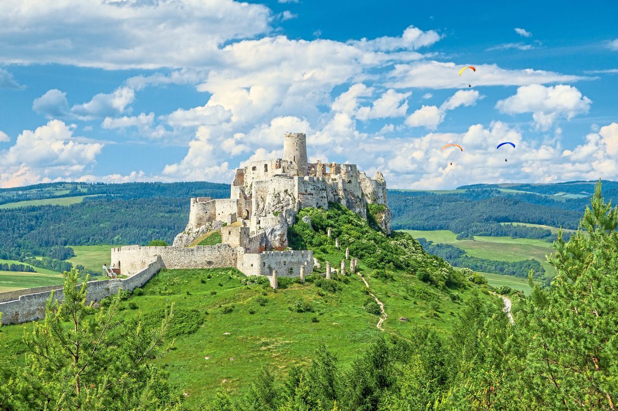 Spis Castle in Slovakia was built in the 12th century as a fortress.— Ximonic/Wikimedia Commons