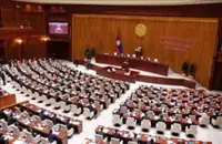First session of new parliament opens in Laos; Thongloun re-elected as president