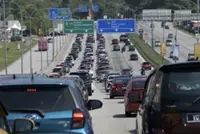 Heavy traffic reported on major highways as Raya holidays end