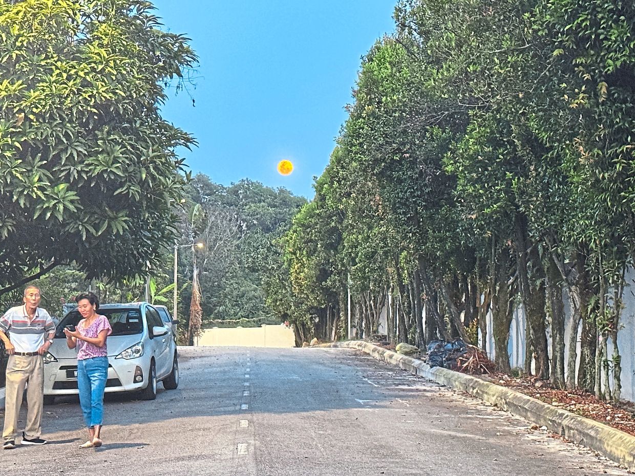 The 275m wall put up at Jalan Akasia 7 in Saujana Akasia to keep out the dust and noise.