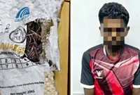 Man arrested for stealing and burning copper cables in Teluk Intan