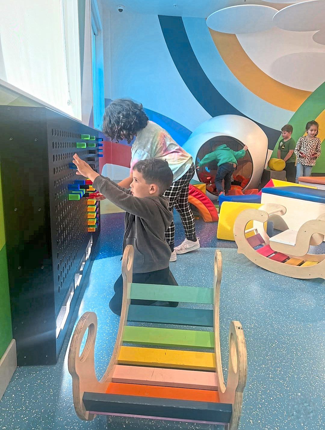 The quieter sessions provide a space where children with sensory needs can play and enjoy the museum.