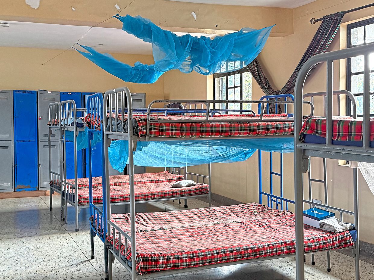 A bedroom for former street kids at the Shangilia project in Nairobi, which provides these children with a place to live, learn and flourish.