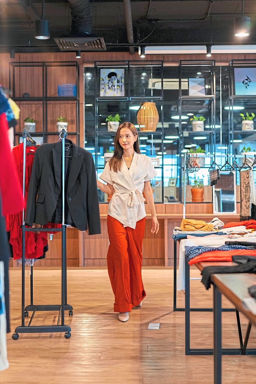 Having not shopped for new clothes in six years, Melissa Tan credits restyling, mending and swapping for helping her rediscover her personal style. Photo: Melissa Tan