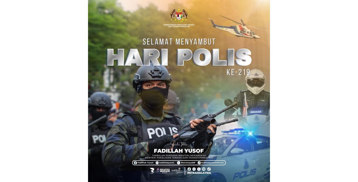 Fadillah pays tribute to police on 219th anniversary