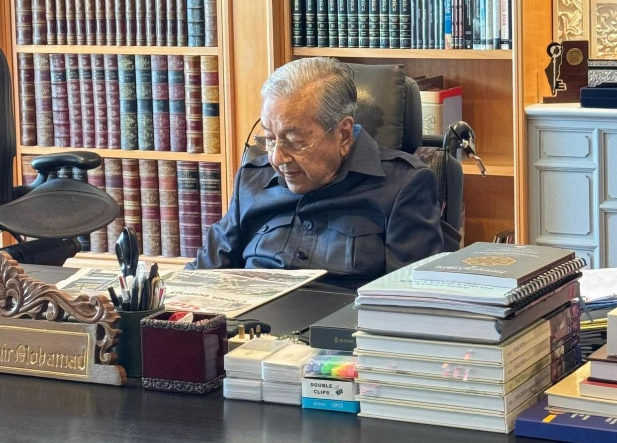 'As long as you can': Dr M returns to work at Perdana Leadership Foundation