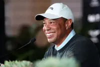 Golf-Tiger Woods returns to action with TGL Finals loss, no Masters decision yet