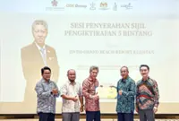 Five-star milestone for coastal luxury destination near Kuantan