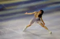 Figure skating-Japan's Sakamoto on pace for fourth world title in Prague