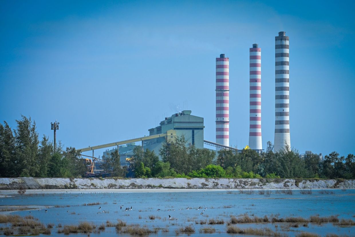 The Sultan Salahuddin Abdul Aziz Power Station.